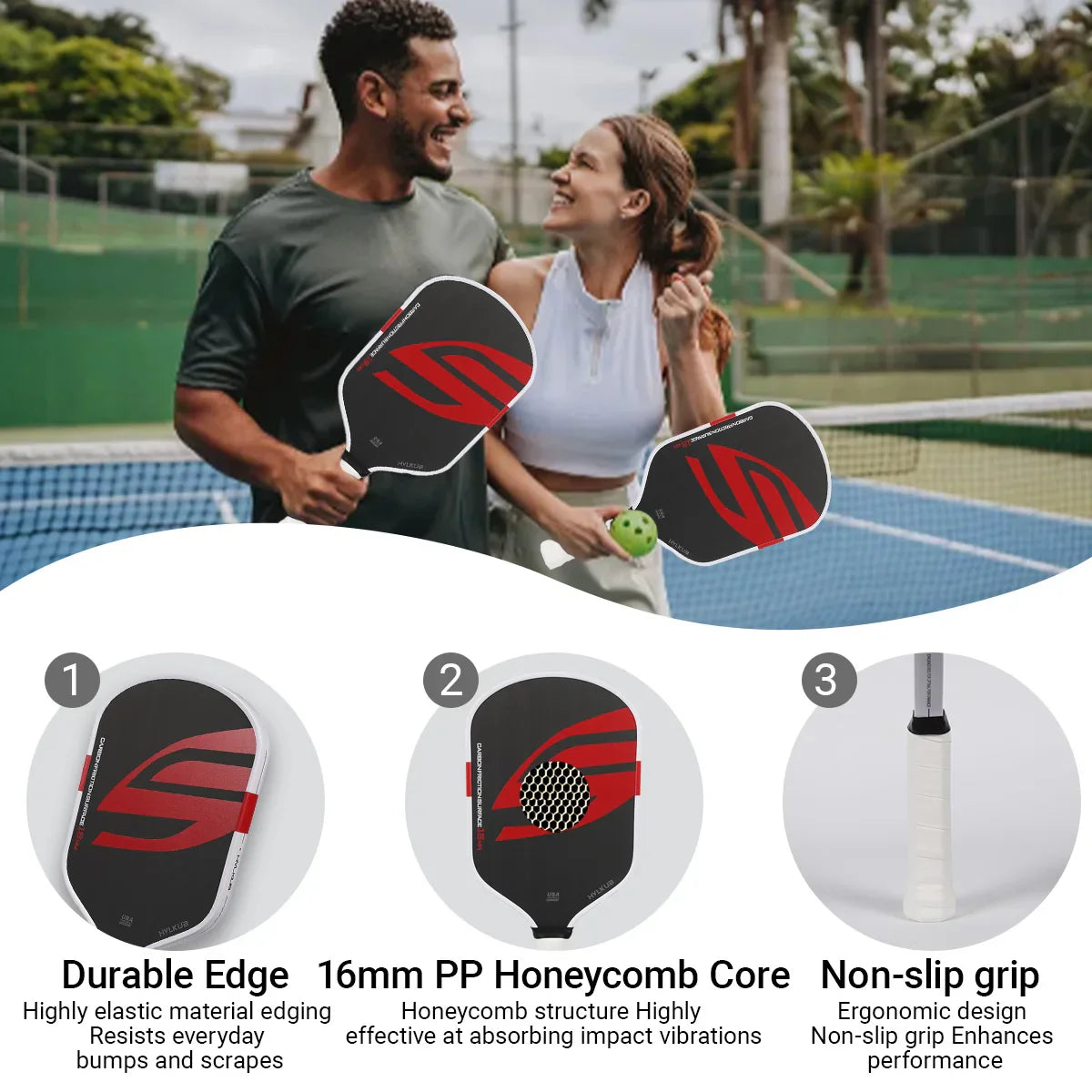 Elite Carbon Pickleball Paddle